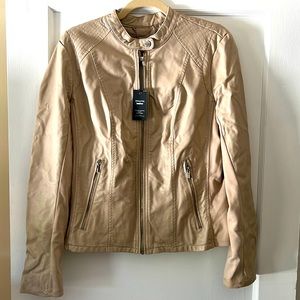 Express Faux Leather Jacket. Large